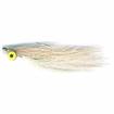 tan and white clouser's minnow